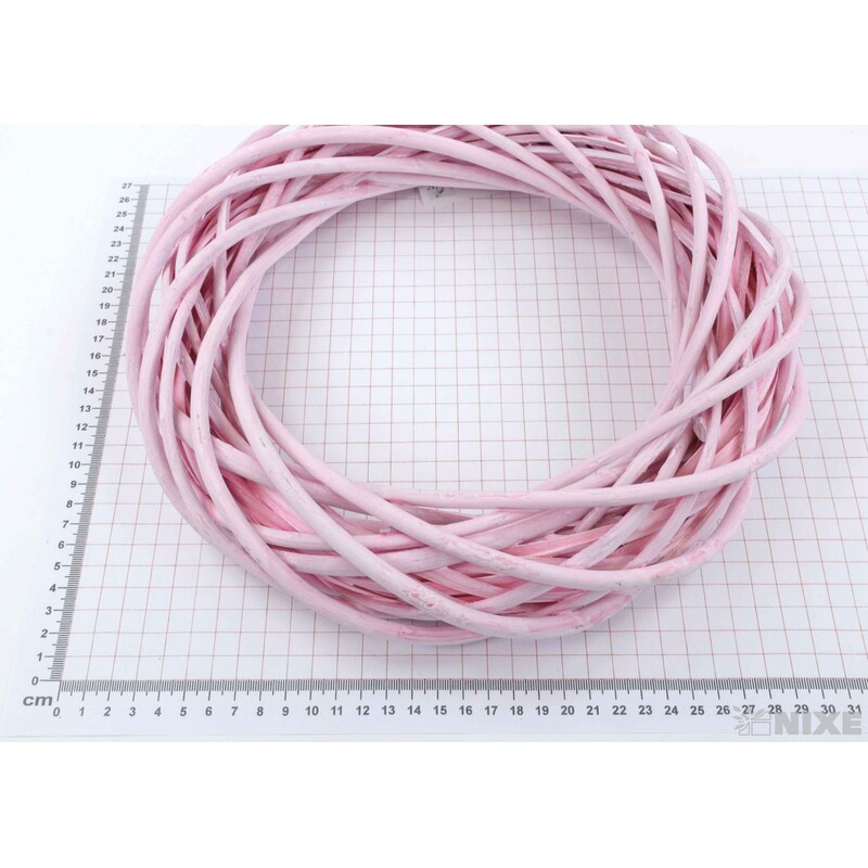 VĚNEC PROUTĚNÝ 30cm*MIX BAREV