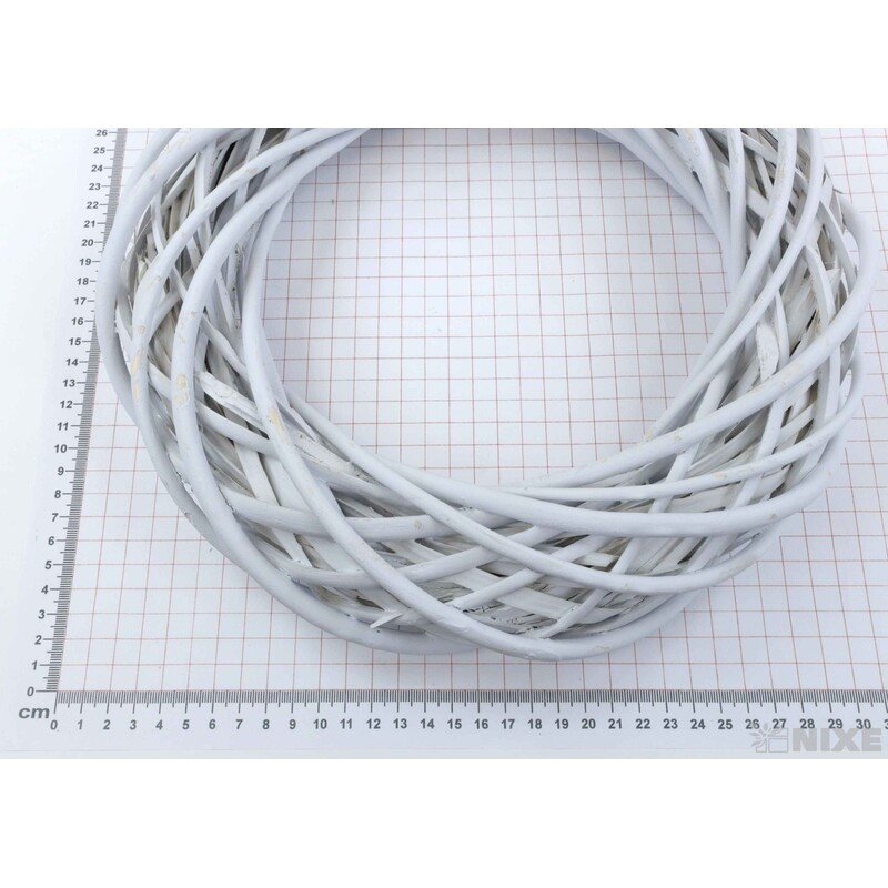 VĚNEC PROUTĚNÝ 30cm*MIX BAREV