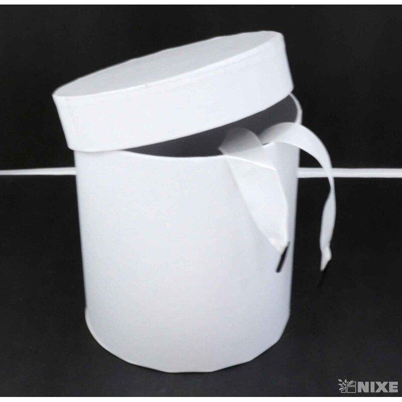 KVĚTINOVÝ BOX 12x13cm*BÍLÁ