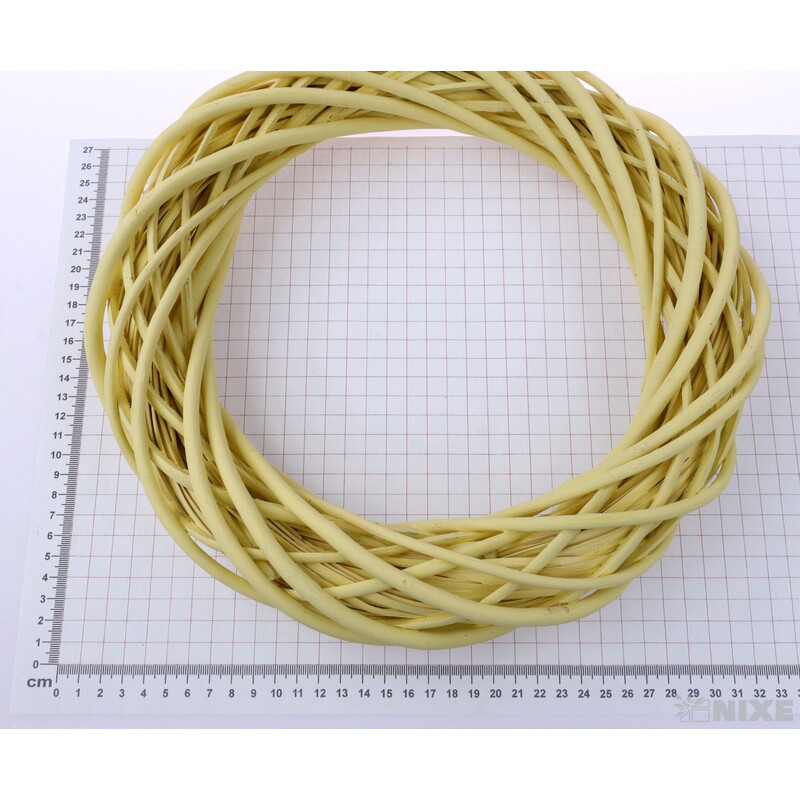 VĚNEC PROUTĚNÝ 30cm*MIX BAREV