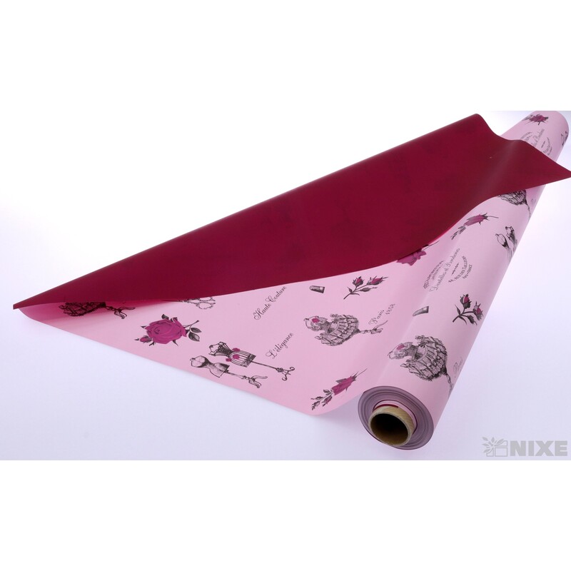 ROLE PLAST PARIS 70cmx50m*RŮŽOVÁ