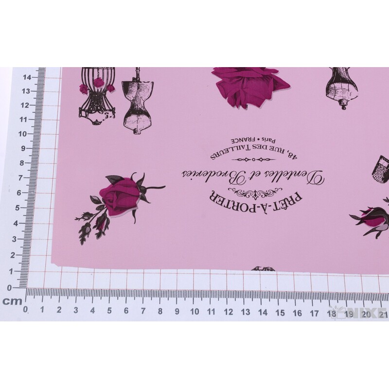 ROLE PLAST PARIS 70cmx50m*RŮŽOVÁ