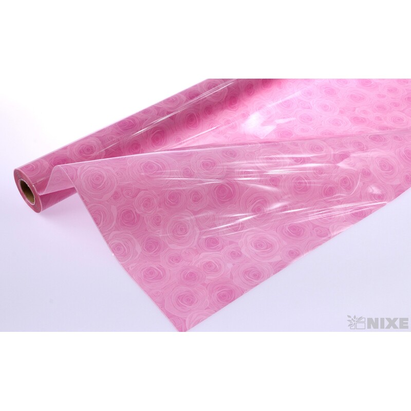 ROLE PLAST ROSES 80cmx50m*RŮŽOVÁ