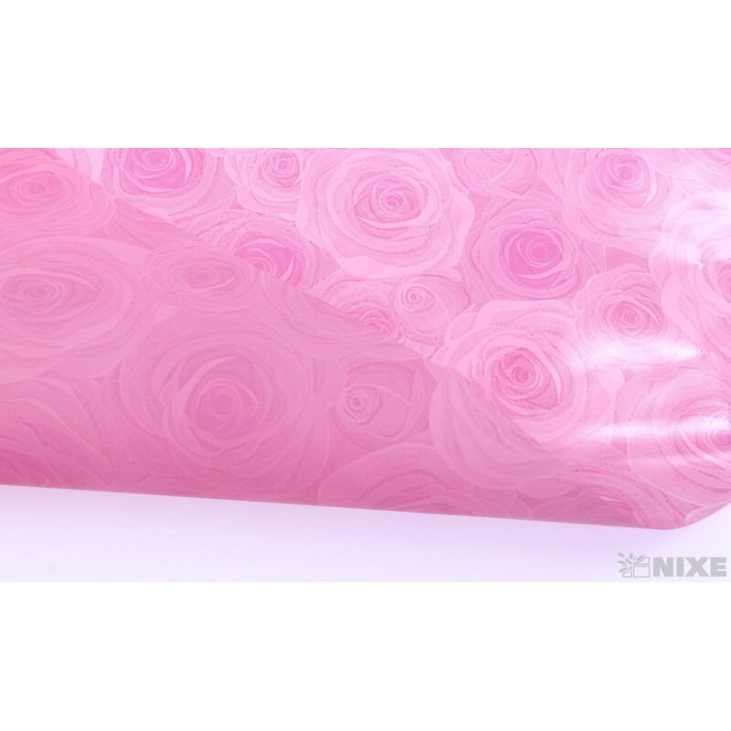 ROLE PLAST ROSES 80cmx50m*RŮŽOVÁ