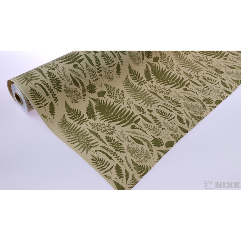 ROLE PAPÍR FOUGERES 80cmx50m*ZELENÁ