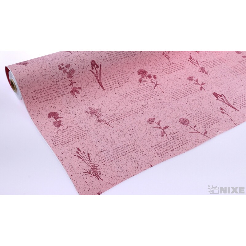 ROLE PAPÍR HERBORISTE 80cmx50m*RŮŽOVÁ