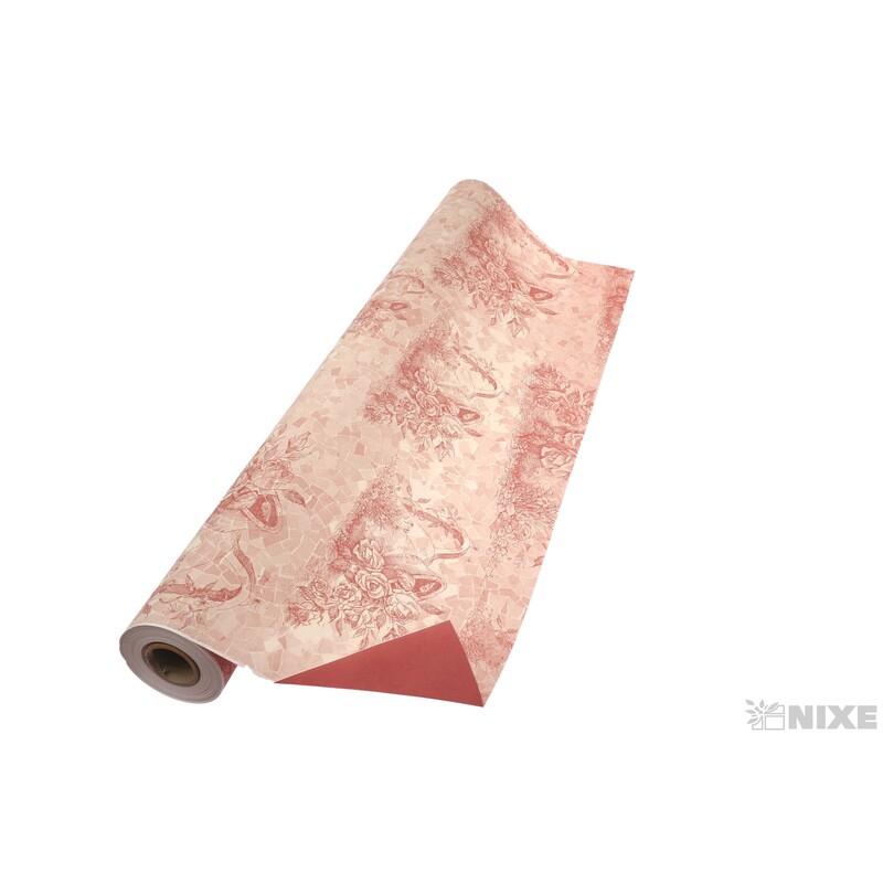 ROLE PAPÍR ANTICA 80cmx50m*RŮŽOVÁ