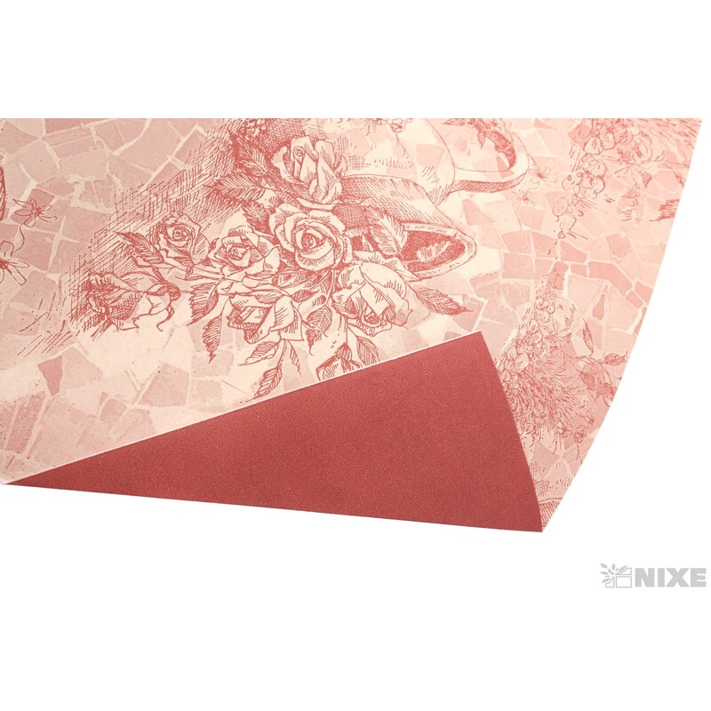 ROLE PAPÍR ANTICA 80cmx50m*RŮŽOVÁ