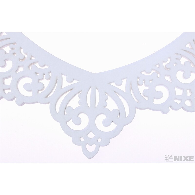 ZÁVĚS SRDCE 29cm*BÍLÁ