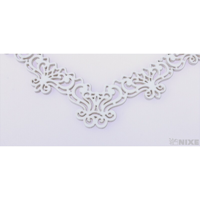 ZÁVĚS SRDCE 15x13cm*BÍLÁ V+