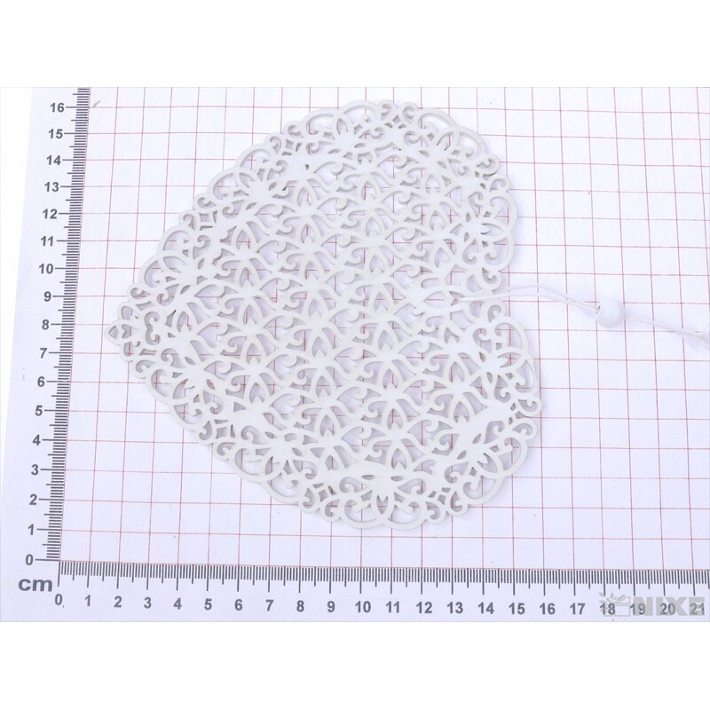 ZÁVĚS SRDCE 15cm*BÍLÁ