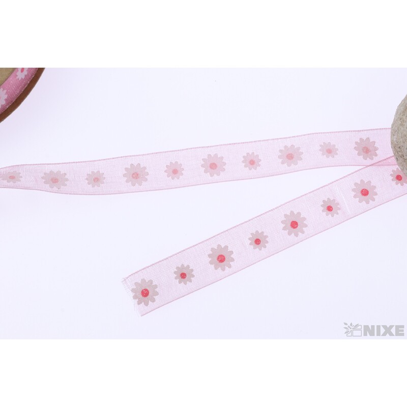 STUHA KVĚT 12mmx25yd*RŮŽOVÁ