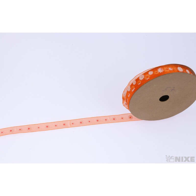 STUHA KVĚT 12mmx25yd*ORANŽOVÁ