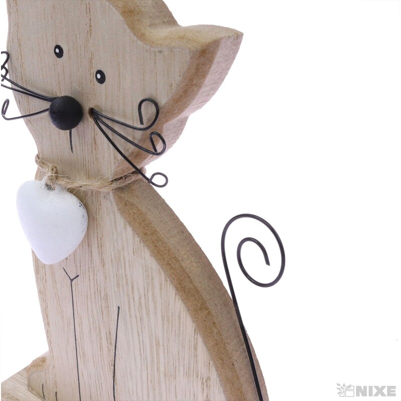 KOČKA 15cm*PŘÍRODNÍ