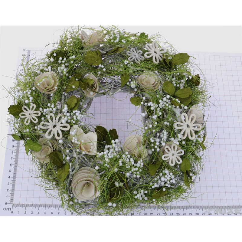 VĚNEC ZDOBENÝ 28cm*