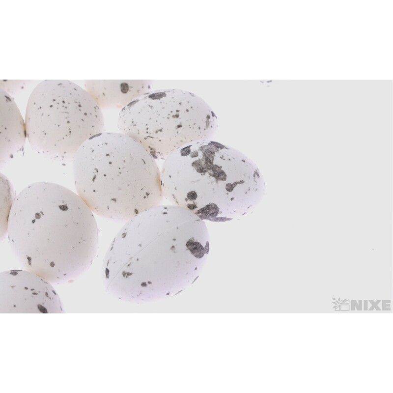 VAJÍČKA 96ks 2,5cm*BÍLÁ