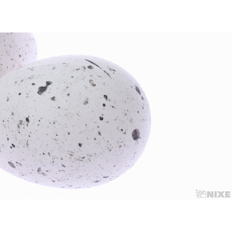 VAJÍČKA 12ks 7cm*BÍLÁ