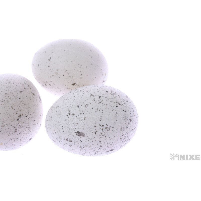 VAJÍČKA 48ks 4,5cm*BÍLÁ