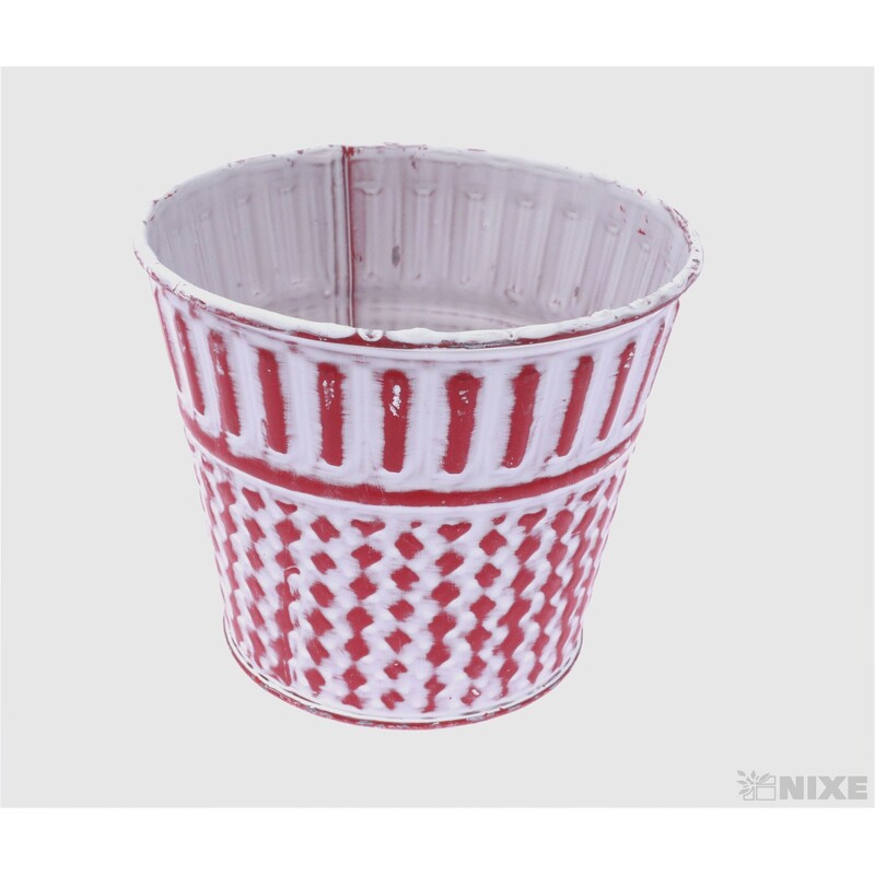 PLECHOVÝ OBAL 12x10cm*ČERVENÁ