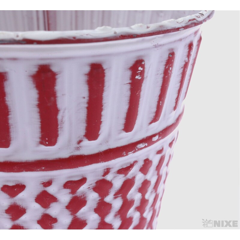 PLECHOVÝ OBAL 12x10cm*ČERVENÁ