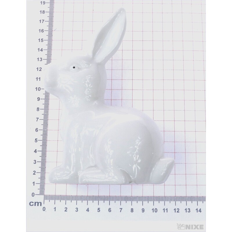 ZAJÍC KERAMIKA 16cm*BÍLÁ