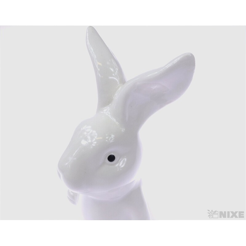 ZAJÍC KERAMIKA 17cm*BÍLÁ