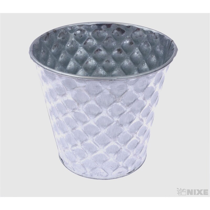 PLECHOVÝ OBAL 13x12cm*BÍLÁ