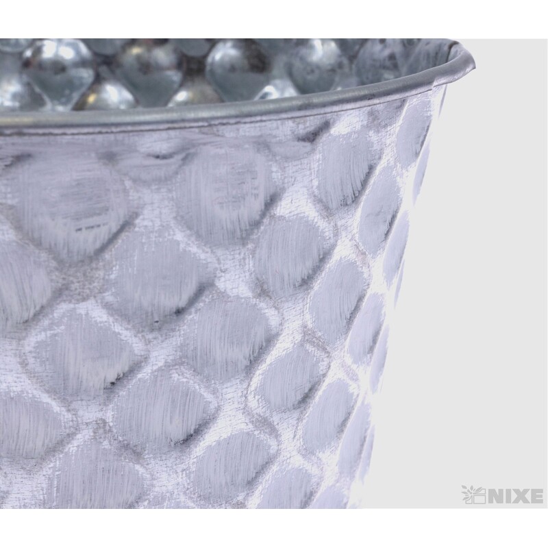 PLECHOVÝ OBAL 13x12cm*BÍLÁ