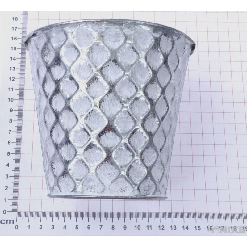 PLECHOVÝ OBAL 13x12cm*BÍLÁ