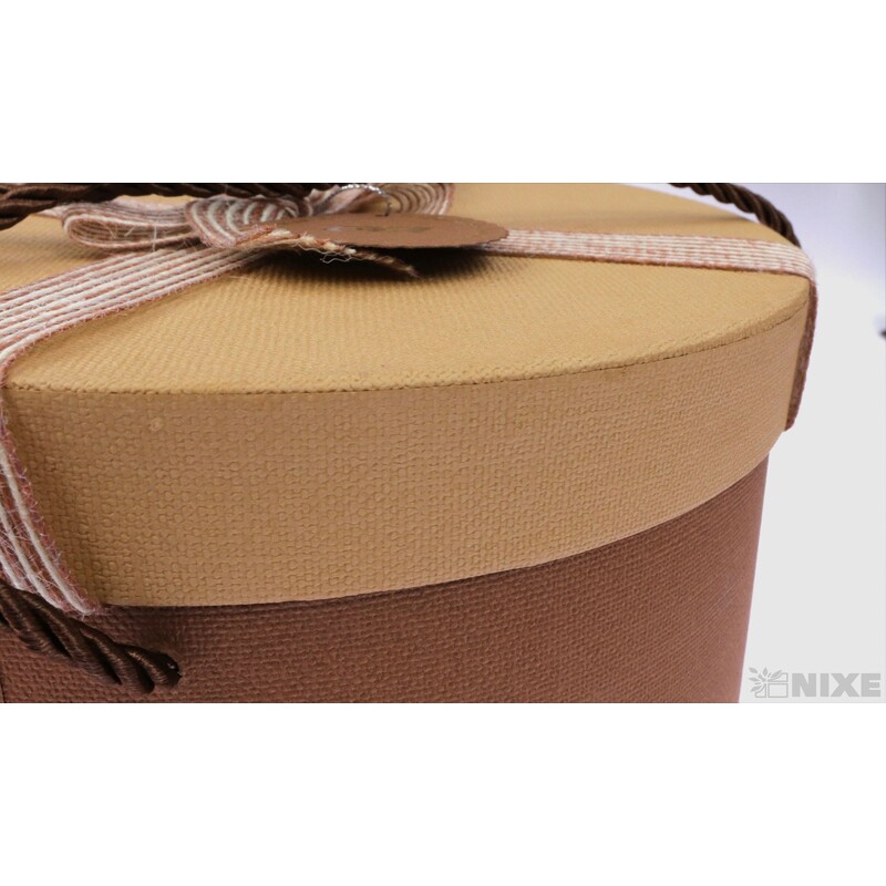 KVĚTINOVÝ BOX 3ks pr.21x11cm 20x10 18x8,5*HNĚDÁ