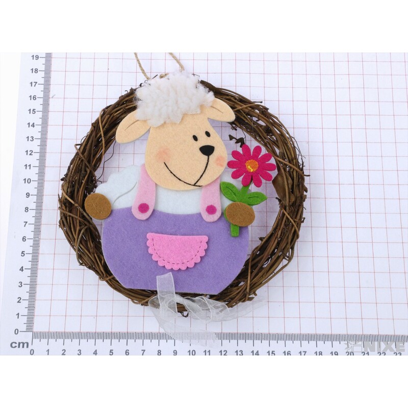 ZÁVĚS MIX KRUH 15cm*MIX BAREV