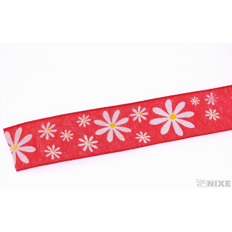 STUHA CAMILA 25mmx15m*ČERVENÁ 123