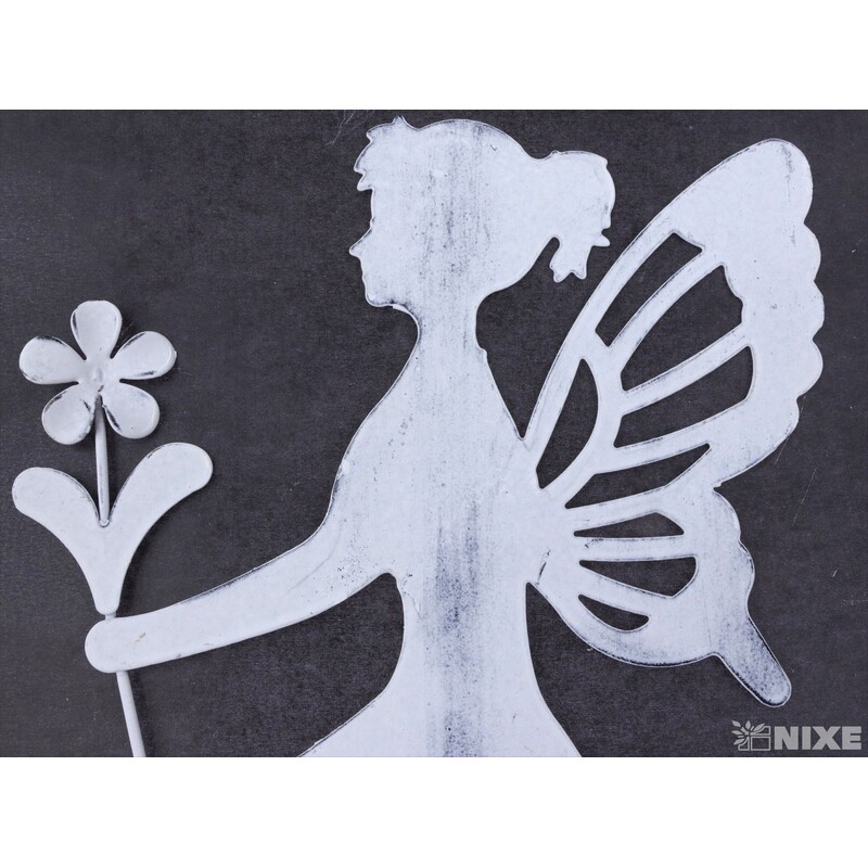 ZÁPICH VÍLA PLECH 12x58cm*BÍLÁ