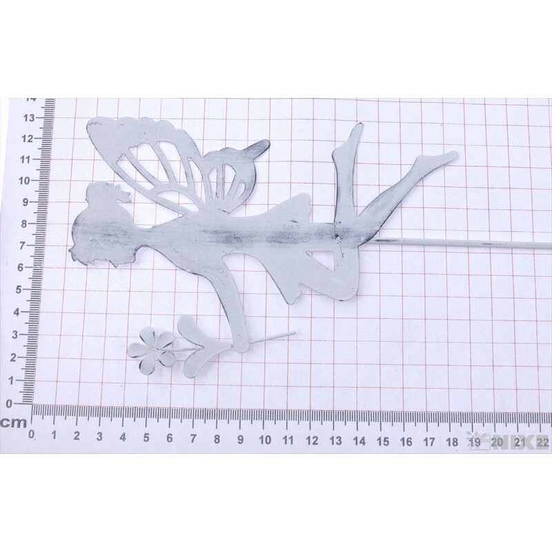 ZÁPICH VÍLA PLECH 12x58cm*BÍLÁ