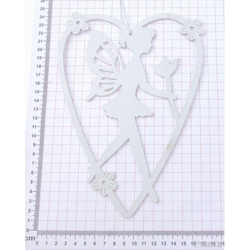 ZÁVĚS VÍLA 16x23cm*BÍLÁ