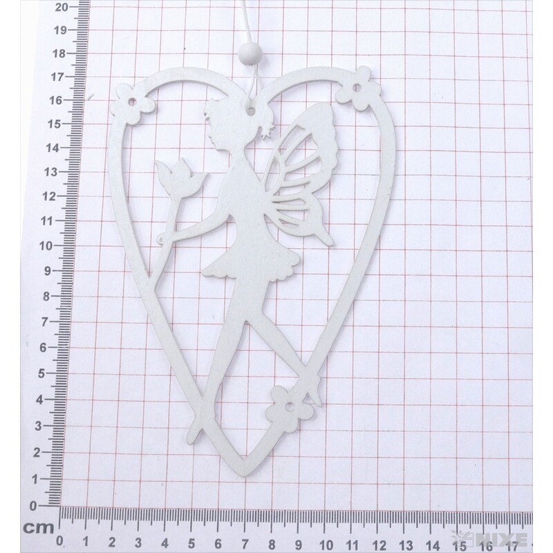 ZÁVĚS VÍLA 11x16cm*BÍLÁ