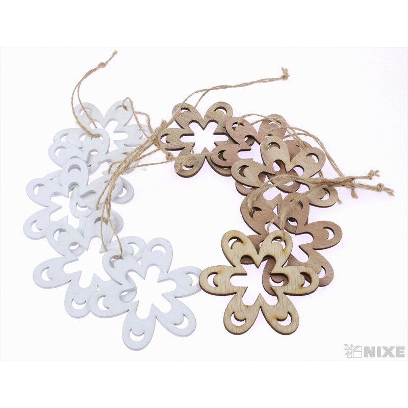 ZÁVĚS KVĚT 7cm 10ks*MIX BAREV