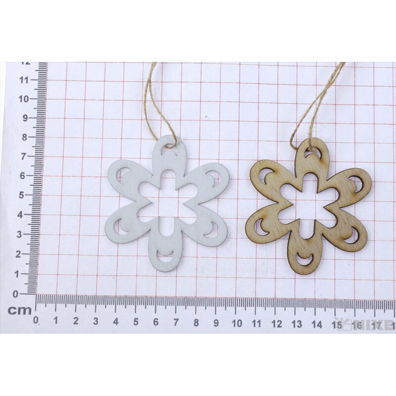 ZÁVĚS KVĚT 7cm 10ks*MIX BAREV