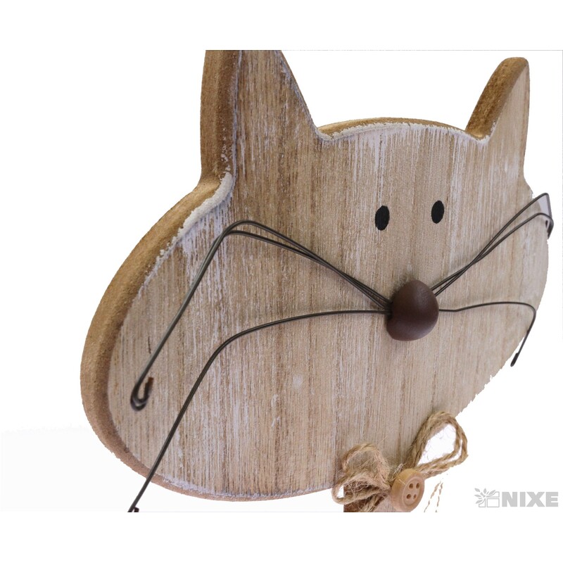 KOČKA 30cm*PŘÍRODNÍ