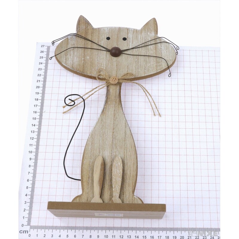 KOČKA 30cm*PŘÍRODNÍ