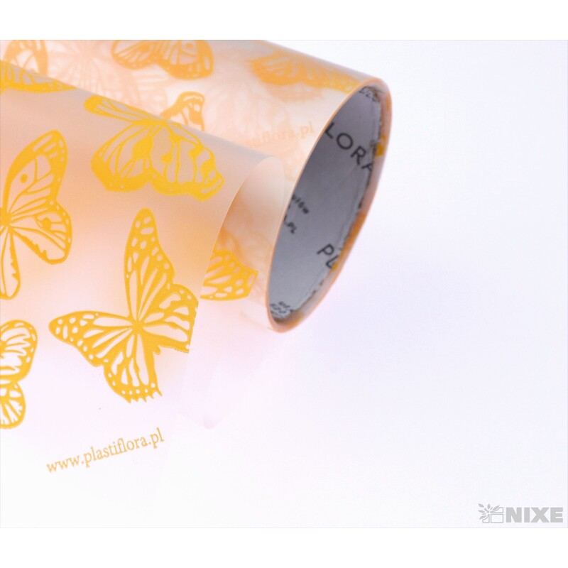 ROLE PLAST MOTÝL 50cmx10yd*ORANŽOVÁ