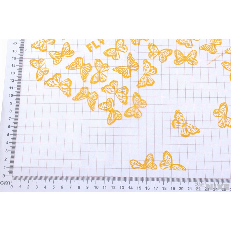 ROLE PLAST MOTÝL 50cmx10yd*ORANŽOVÁ