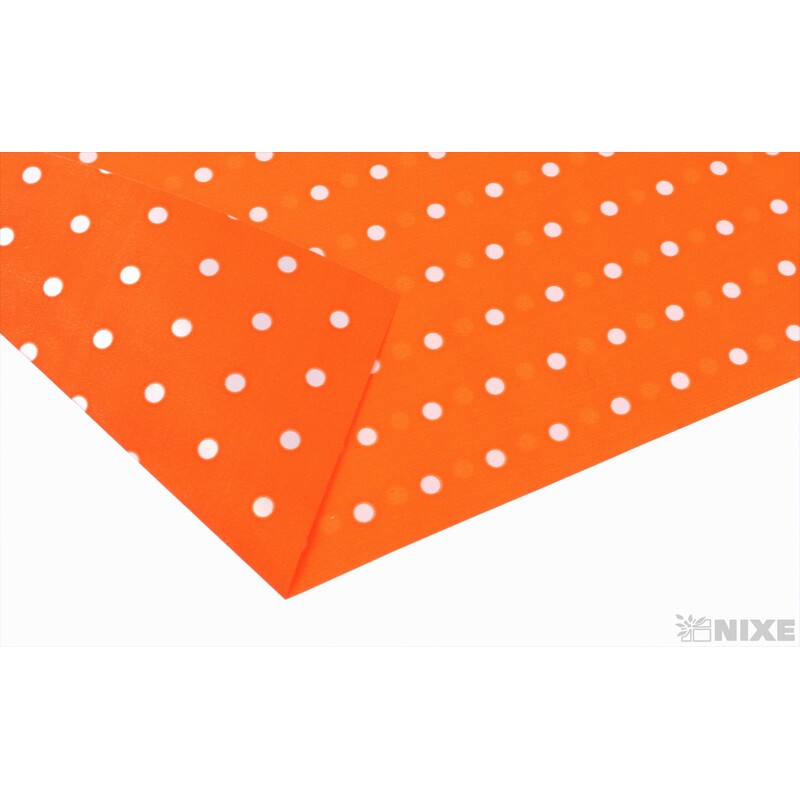 ROLE PLAST PUNTÍK 50cmx10yd*ORANŽOVÁ