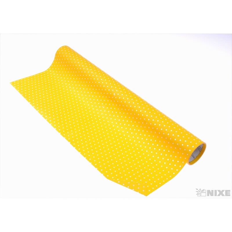 ROLE PLAST PUNTÍK 50cmx10yd*ŽLUTÁ