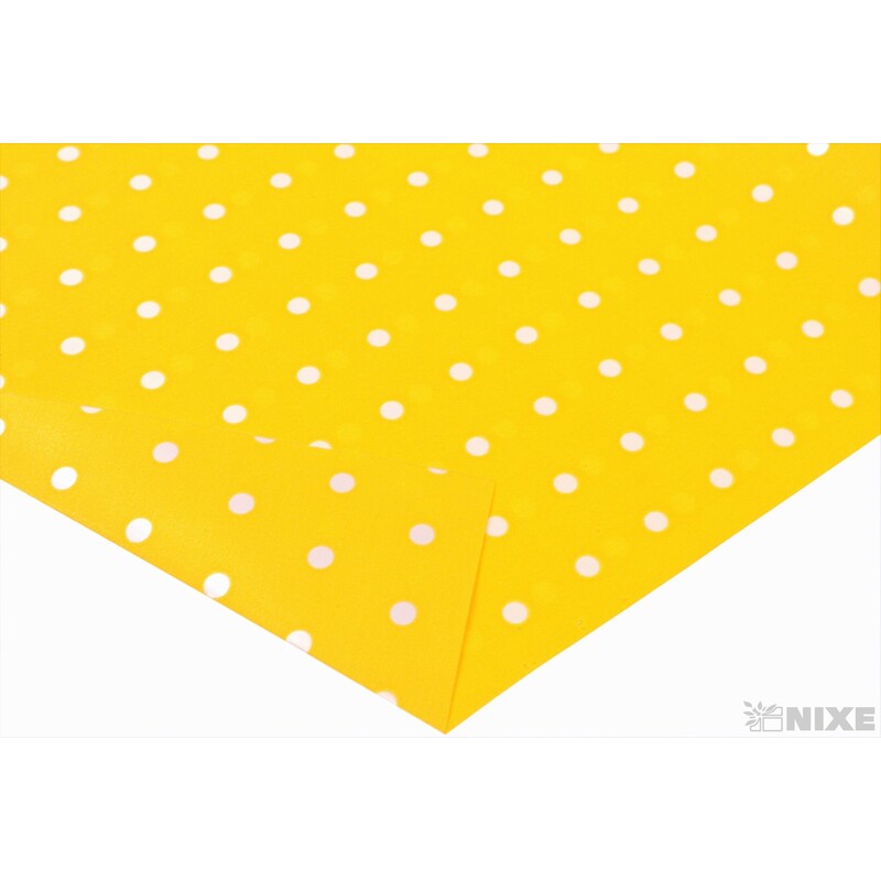 ROLE PLAST PUNTÍK 50cmx10yd*ŽLUTÁ