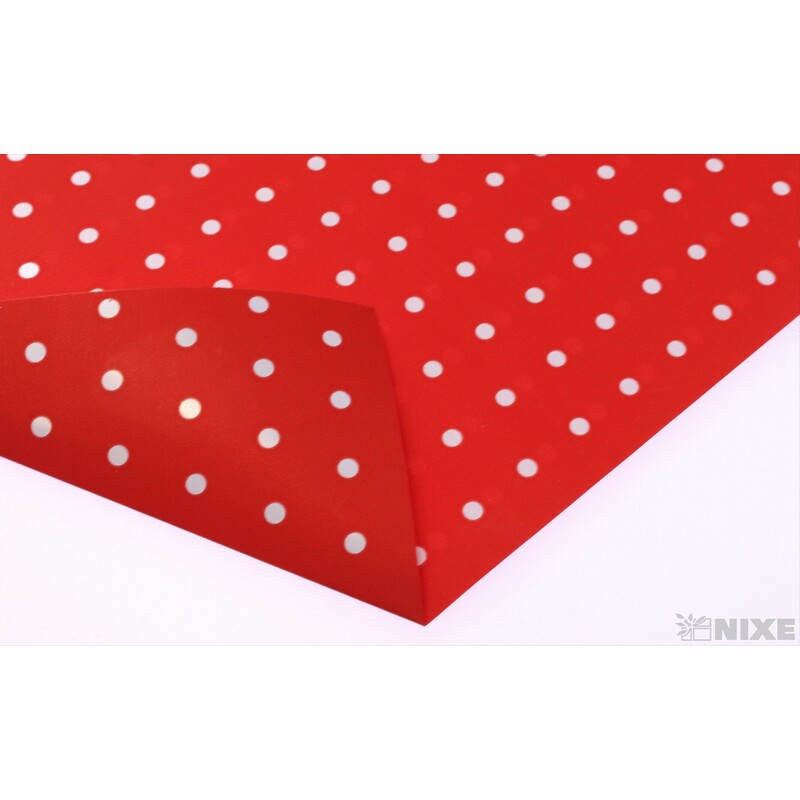 ROLE PLAST PUNTÍK 50cmx10yd*ČERVENÁ