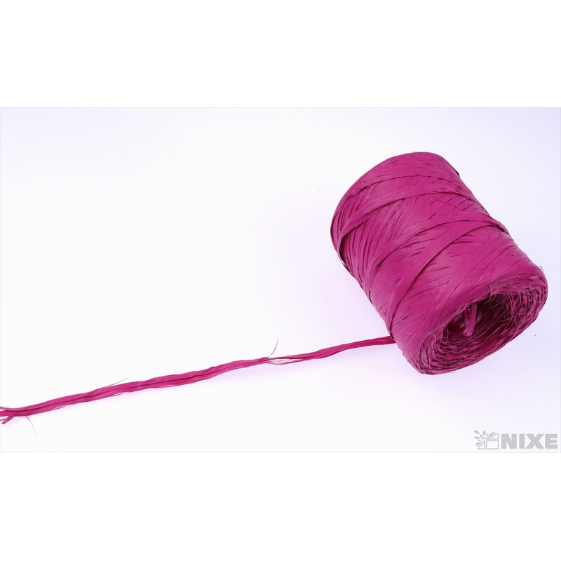 RAFIA SYNTHETIC 200m PL*RŮŽOVÁ TM.