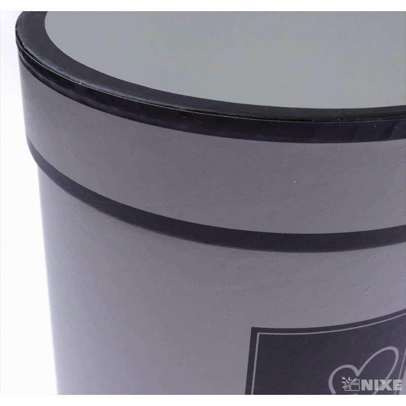 KVĚTINOVÝ BOX 5ks pr. 12x12cm*ŠEDÁ