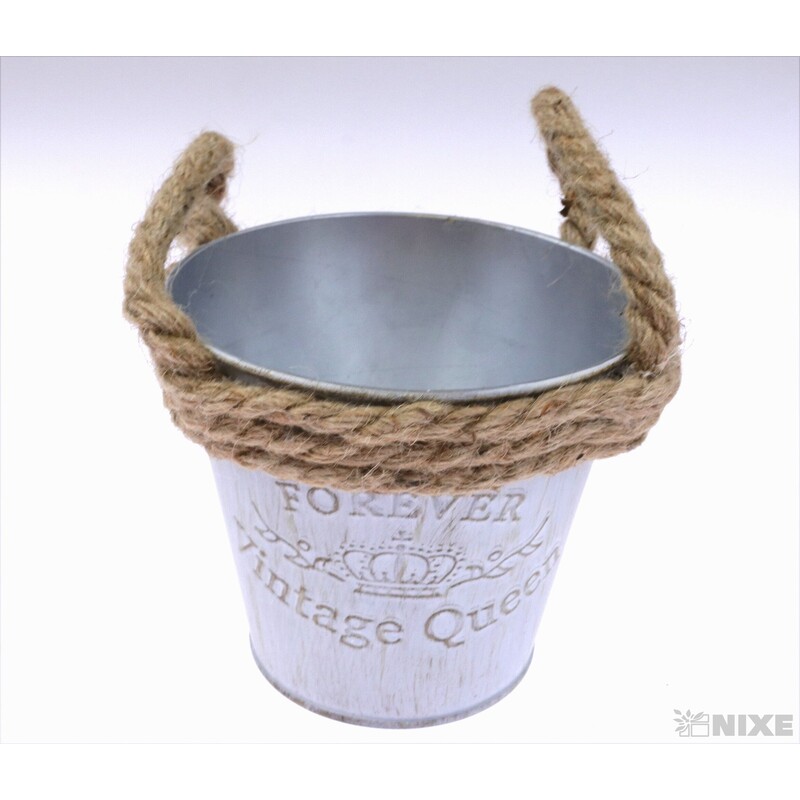 PLECHOVÝ OBAL 12x10cm*BÍLÁ