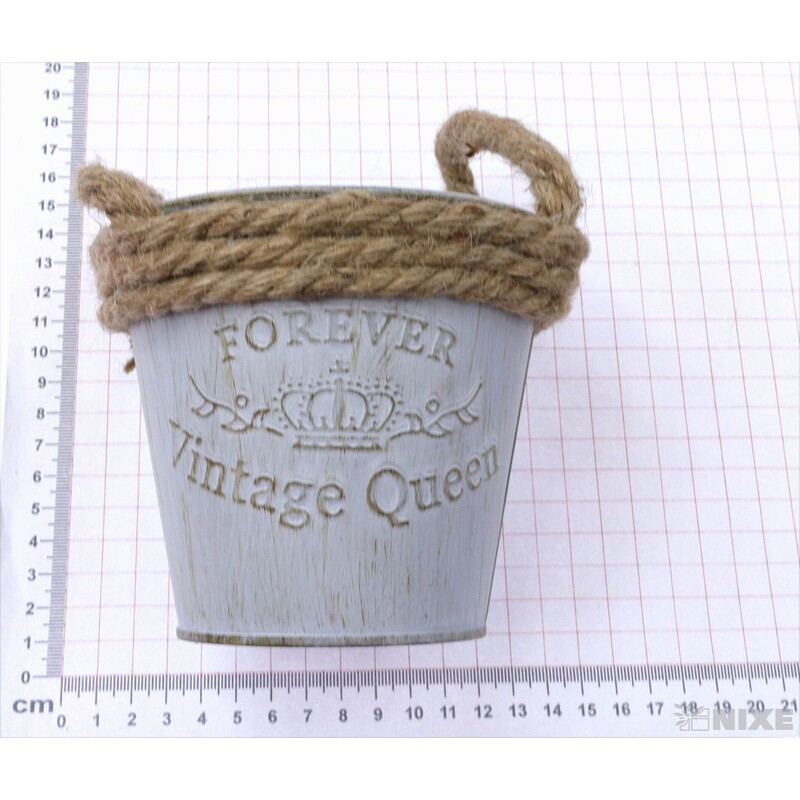 PLECHOVÝ OBAL 12x10cm*BÍLÁ